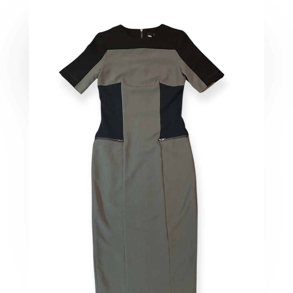 ASOS Color Block Midi Sheath Dress